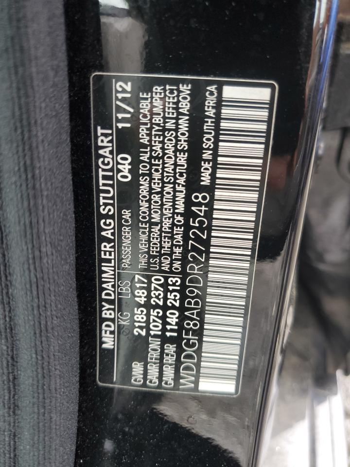 2013 Mercedes-Benz C 300 4Matic VIN: WDDGF8AB9DR272548 Lot: 65969804