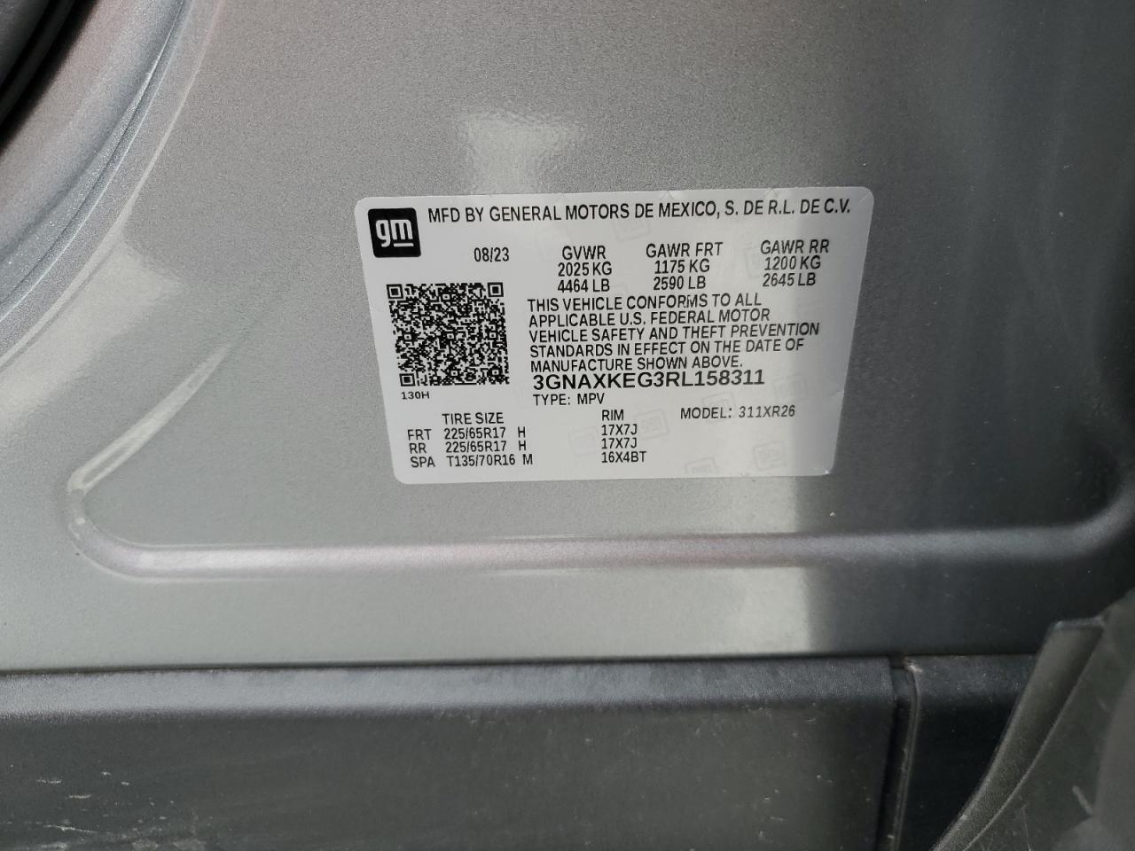 3GNAXKEG3RL158311 2024 CHEVROLET EQUINOX - Image 14