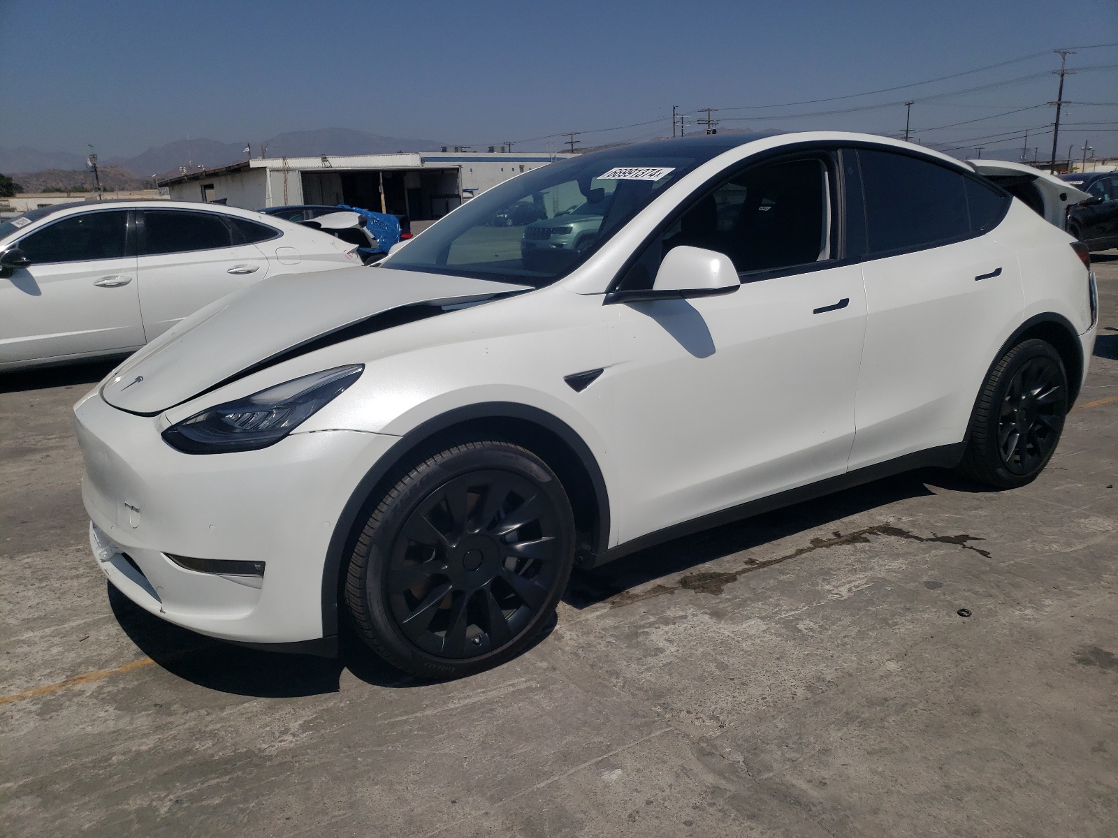 5YJYGDEE4MF297307 2021 Tesla Model Y