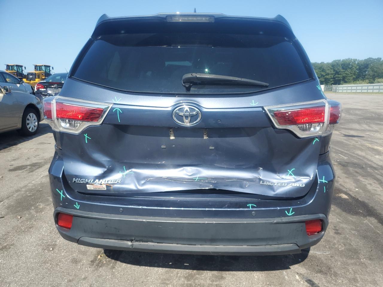 5TDDKRFH1GS248925 2016 Toyota Highlander Limited