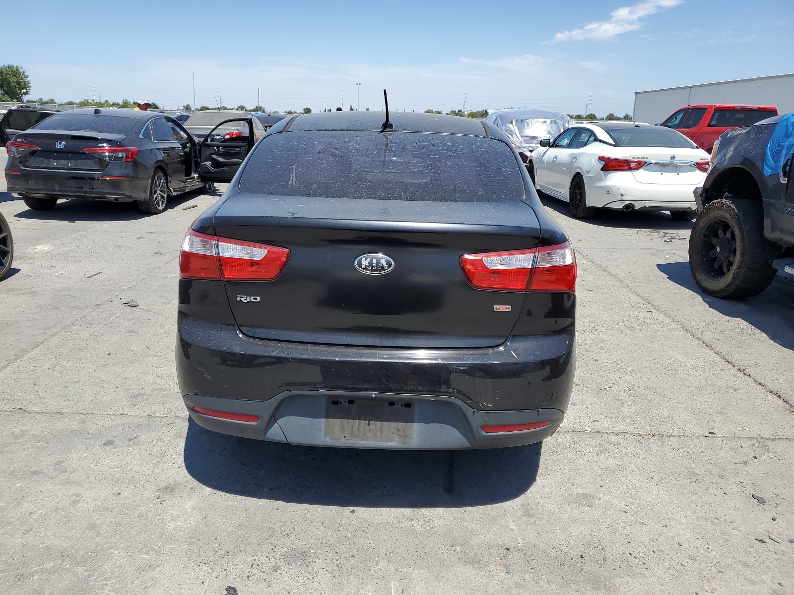 KNADM4A36E6361501 2014 Kia Rio Lx