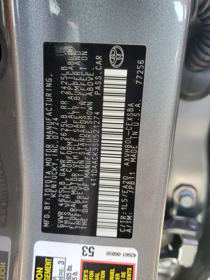 4T1DAACK9SU521274 2025 TOYOTA CAMRY - Image 15