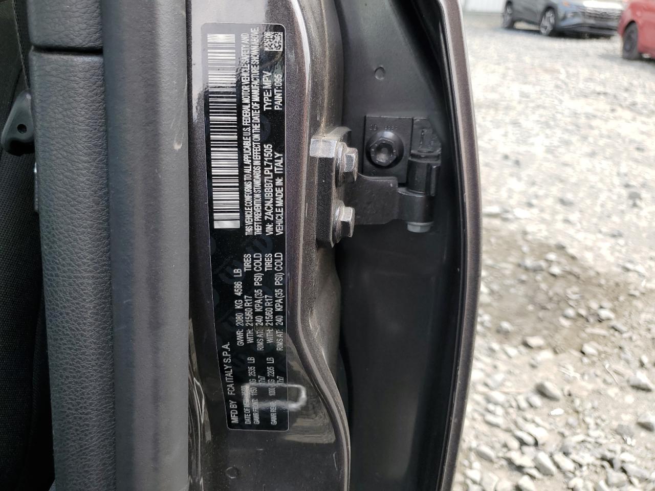 2020 Jeep Renegade Latitude VIN: ZACNJBBB7LPL71505 Lot: 65818464