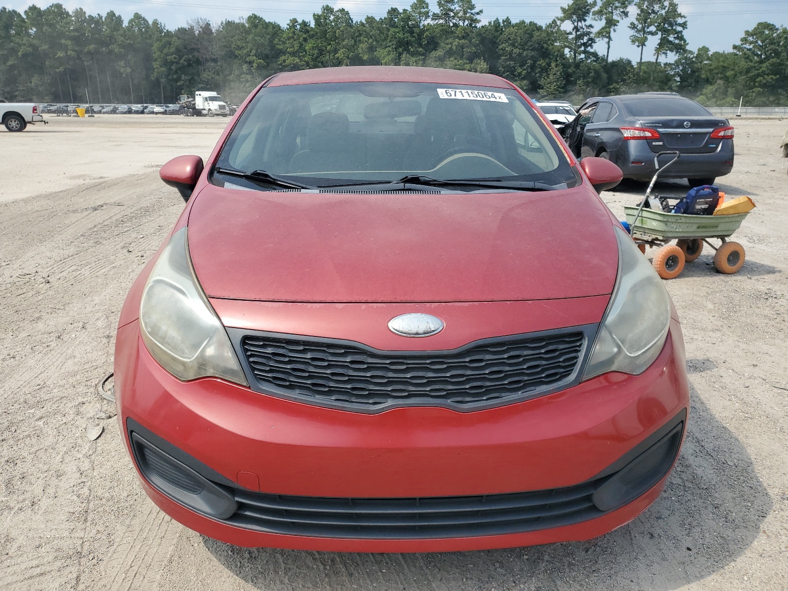 2013 Kia Rio Lx vin: KNADM4A34D6217430