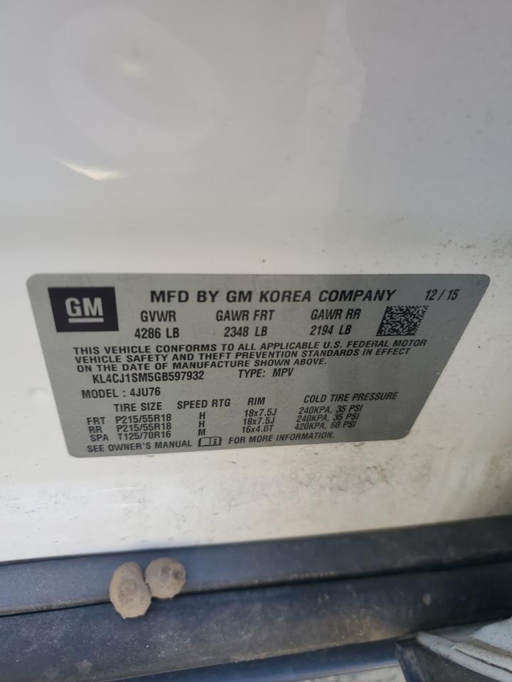 KL4CJ1SM5GB597932 2016 BUICK ENCORE - Image 13