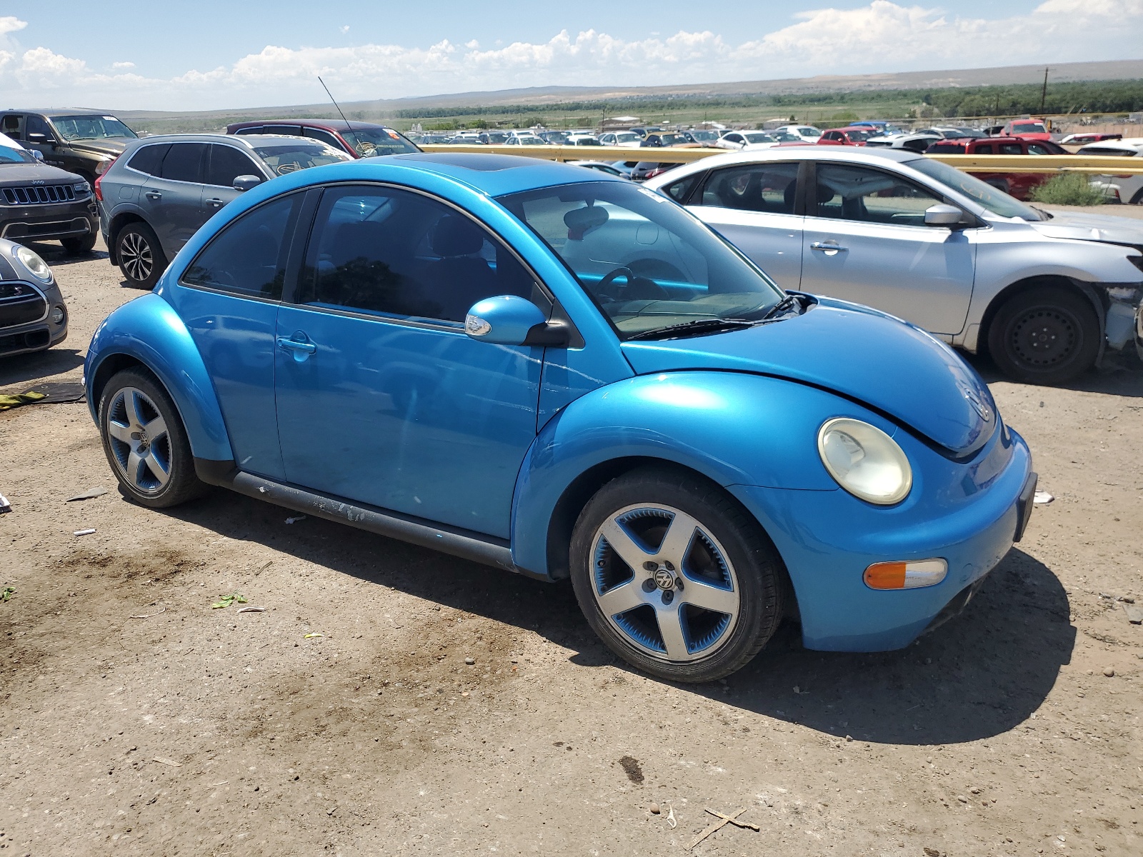 3VWGK31C84M420964 2004 Volkswagen New Beetle Satellite Blue Gls