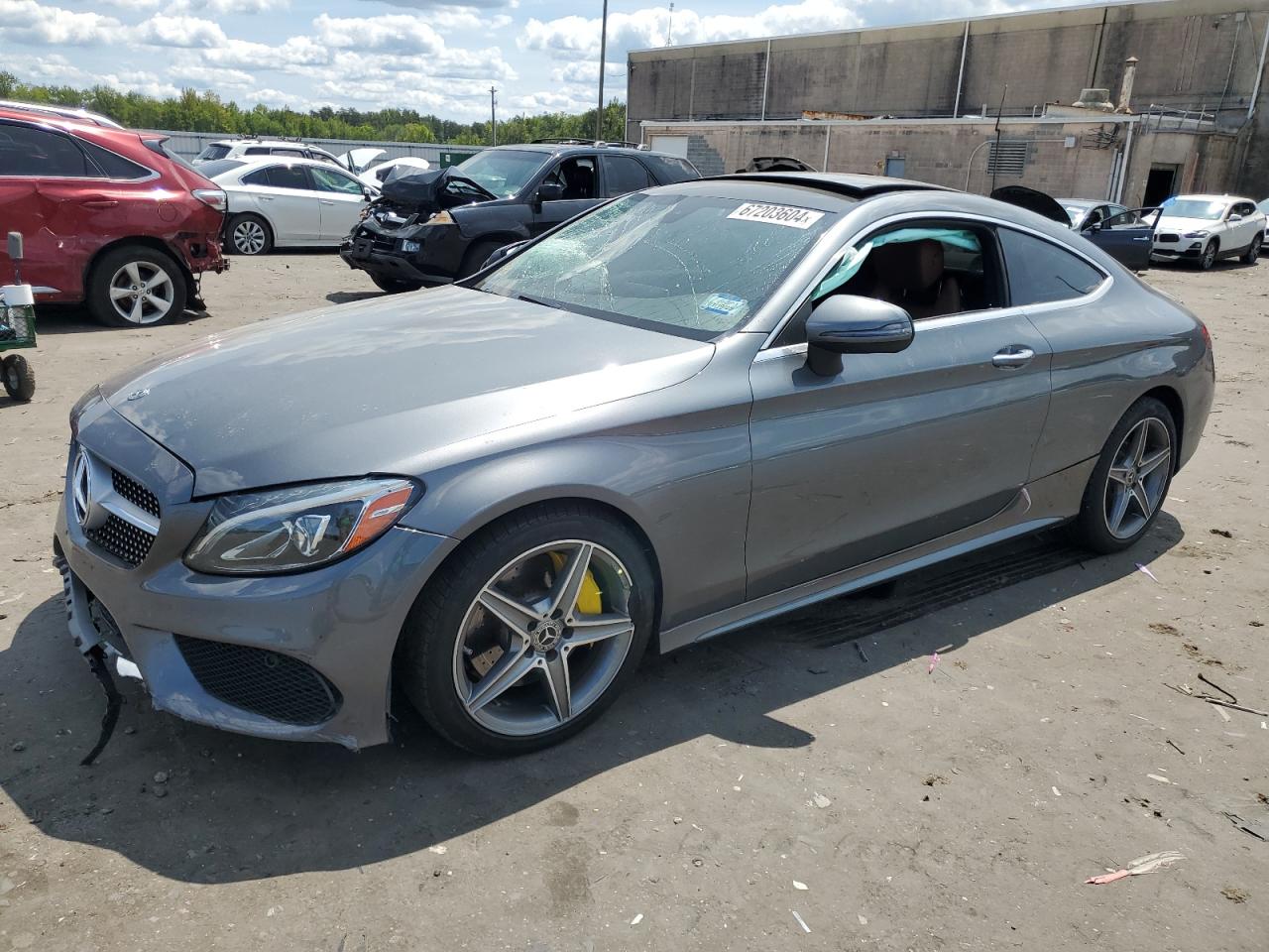 WDDWJ4KB3JF738327 2018 MERCEDES-BENZ C CLASS - Image 1