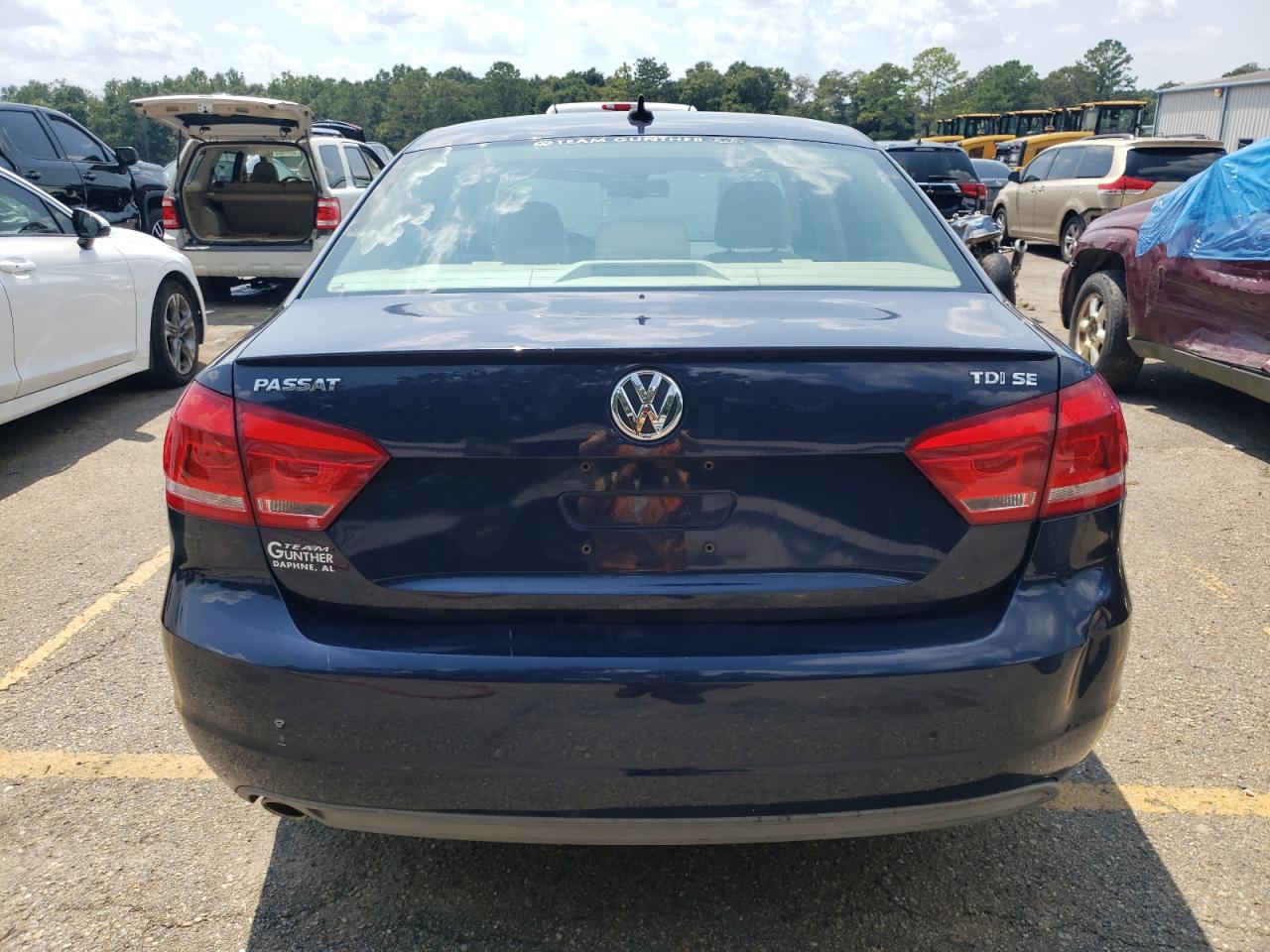 2012 Volkswagen Passat Se VIN: 1VWBN7A36CC074924 Lot: 65481994