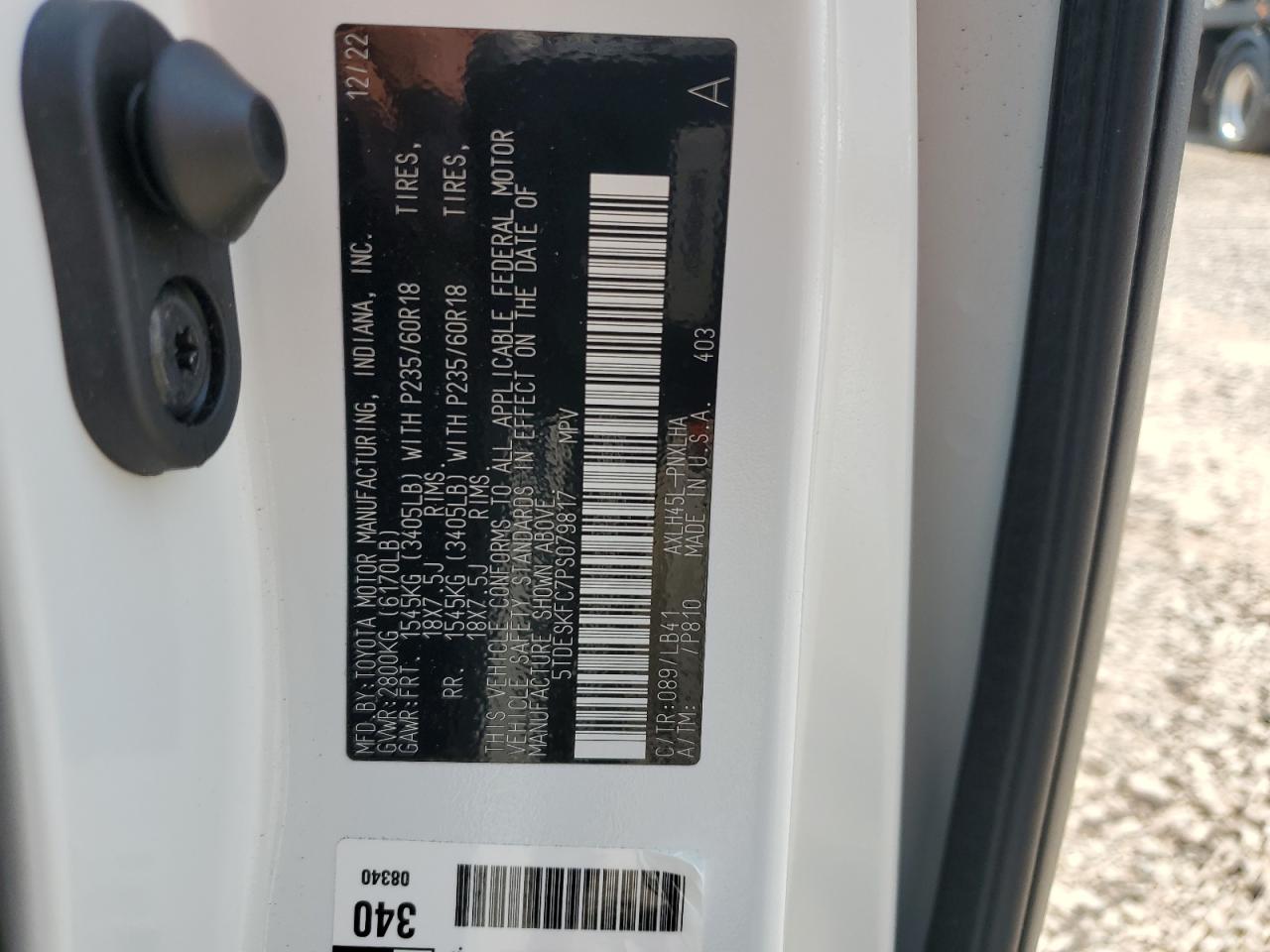 5TDESKFC7PS079817 Toyota Sienna LIM 13