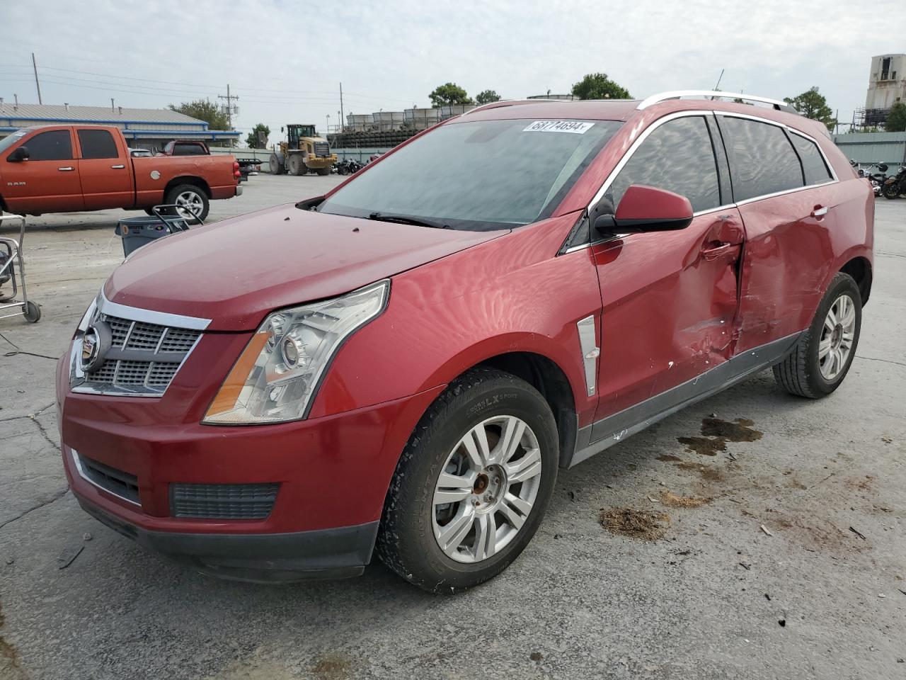 2010 Cadillac Srx Luxury Collection на продаже в Tulsa, OK - Side