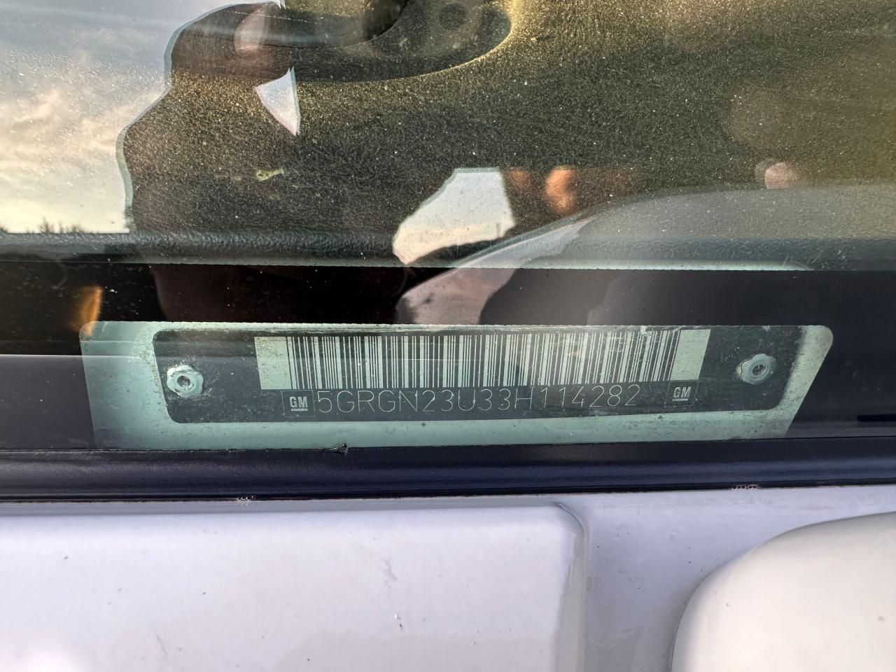 2003 Hummer H2 VIN: 5GRGN23U33H114282 Lot: 66677174