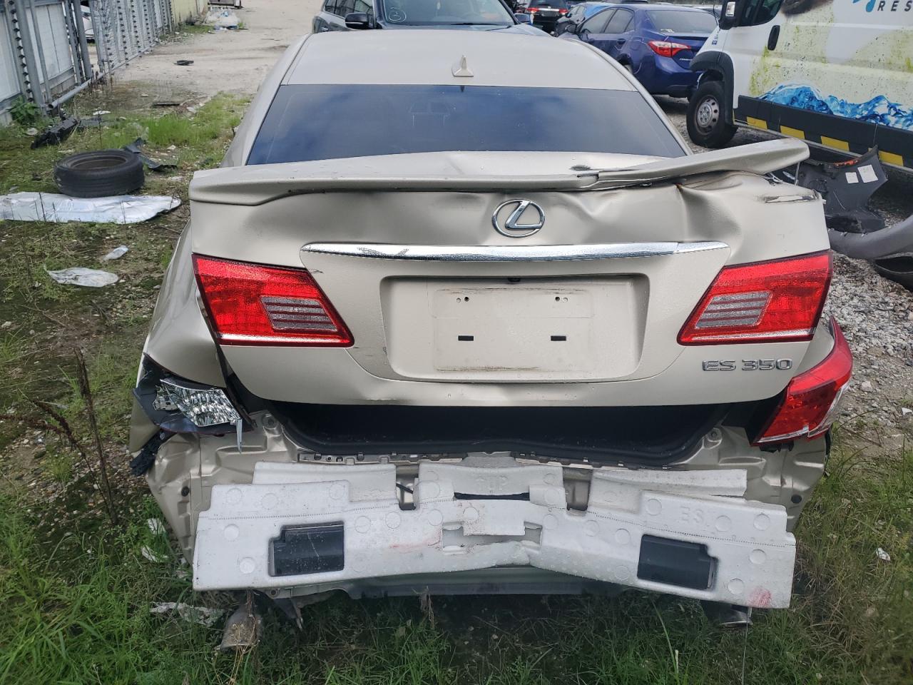 2012 Lexus Es 350 VIN: JTHBK1EG4C2510566 Lot: 66183114