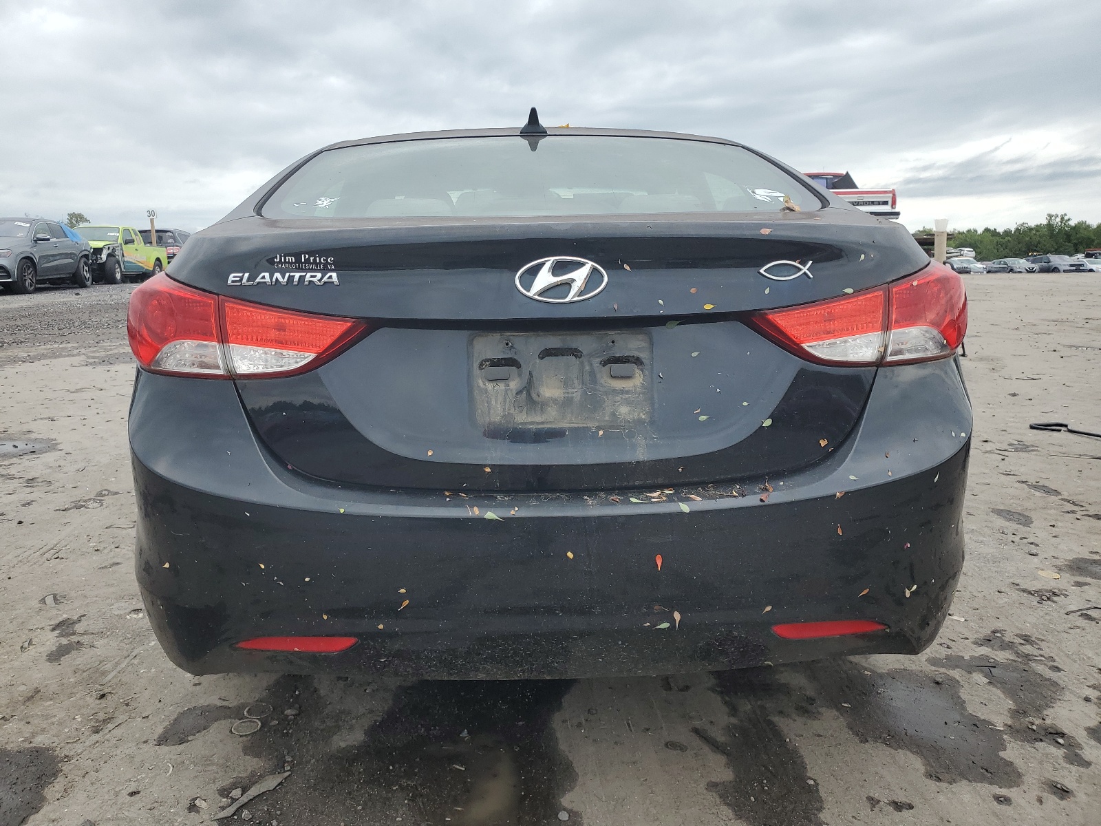 2013 Hyundai Elantra Gls vin: KMHDH4AE4DU489394