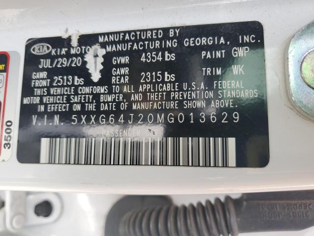 5XXG64J20MG013629 Kia K5 GT LINE 12