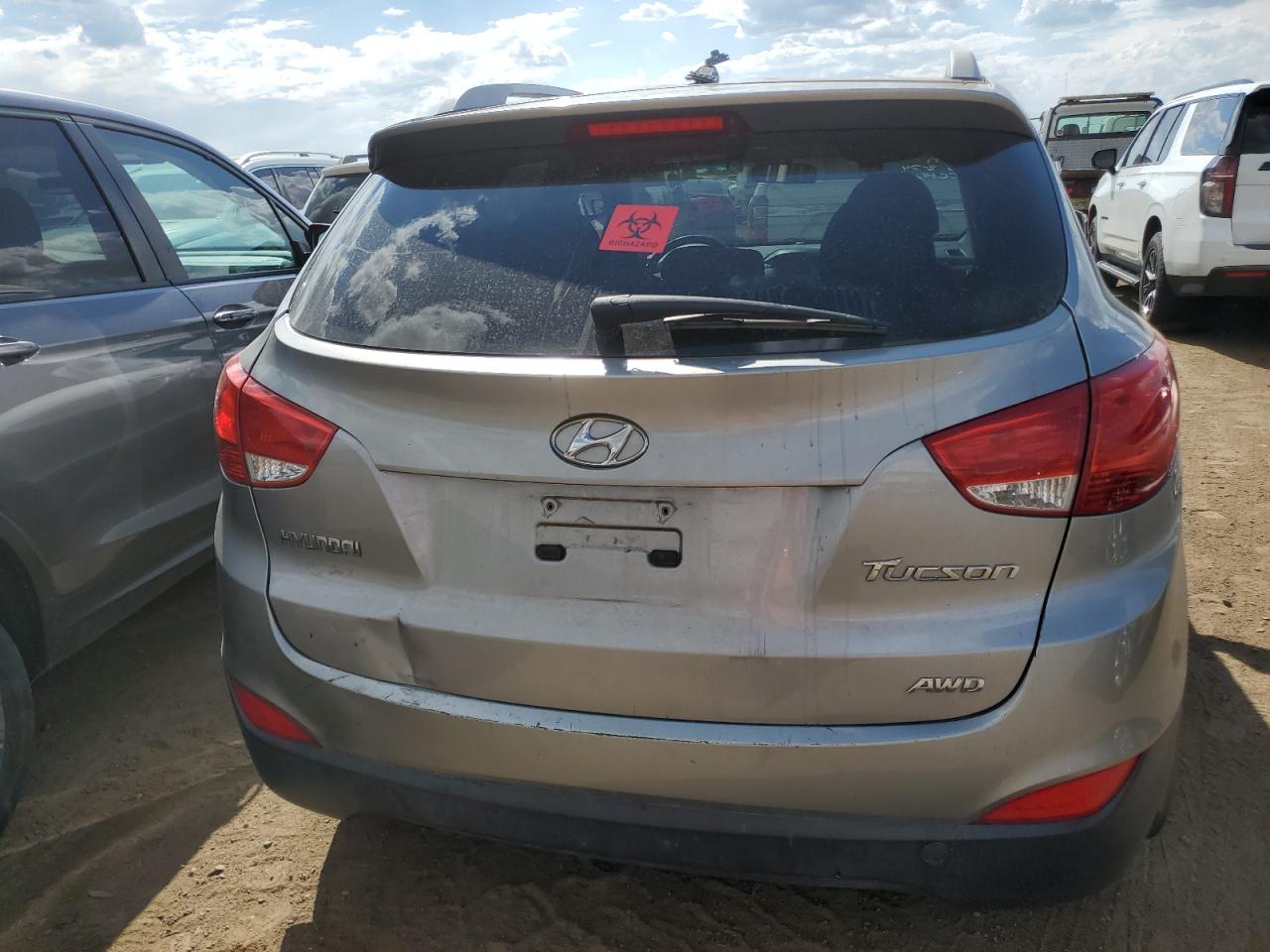 2013 Hyundai Tucson Gls VIN: KM8JUCAC2DU553861 Lot: 67334034