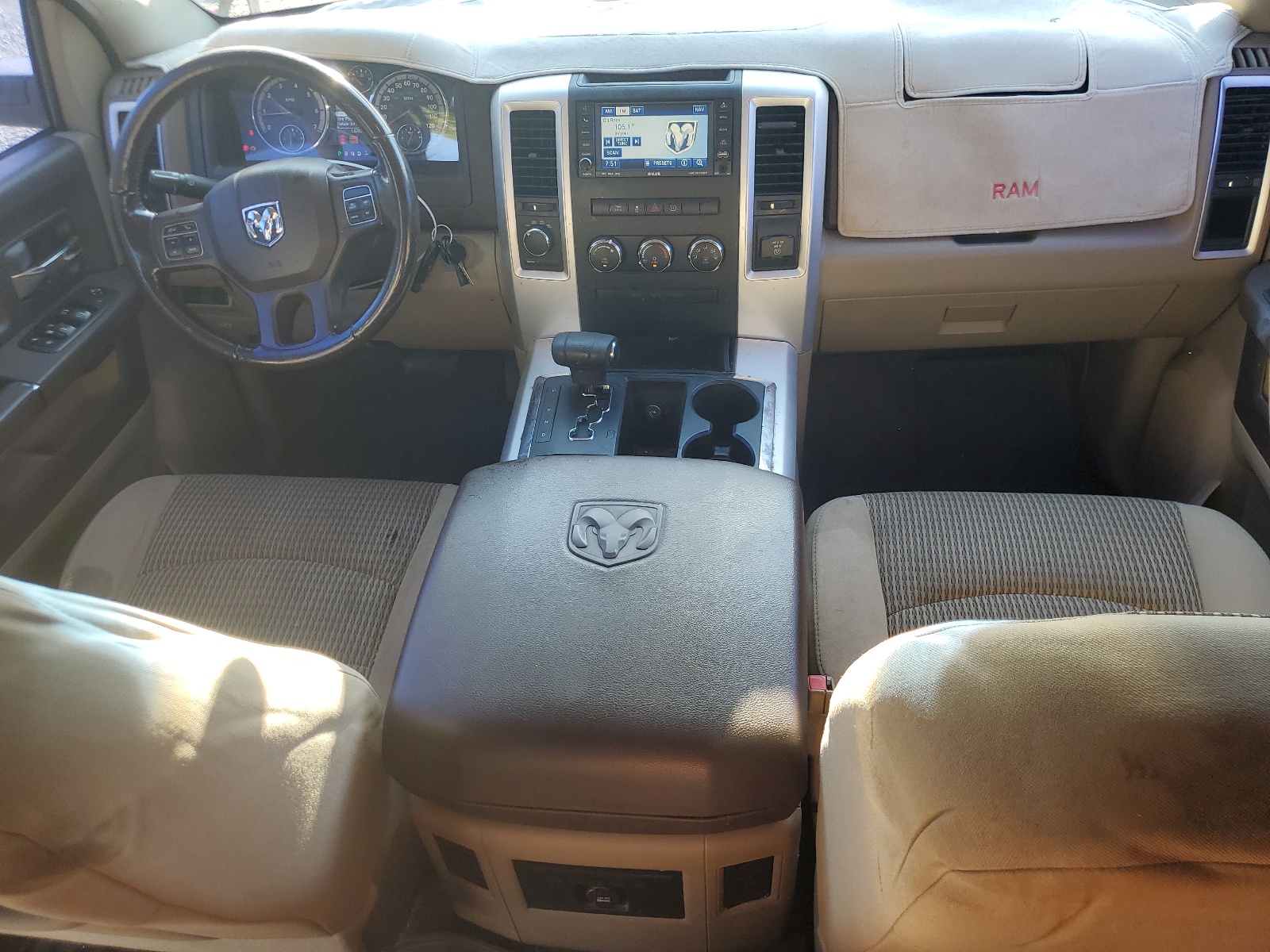 1C6RD7LTXCS122262 2012 Dodge Ram 1500 Slt