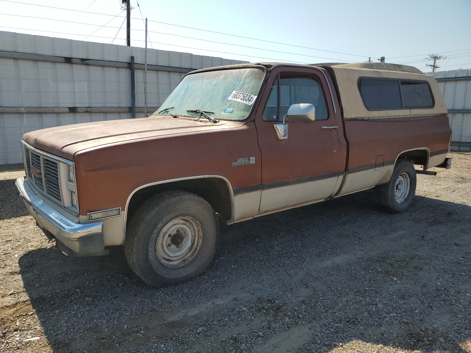 1GTDR14H5HJ516048 1987 GMC R15 Conventional R1500