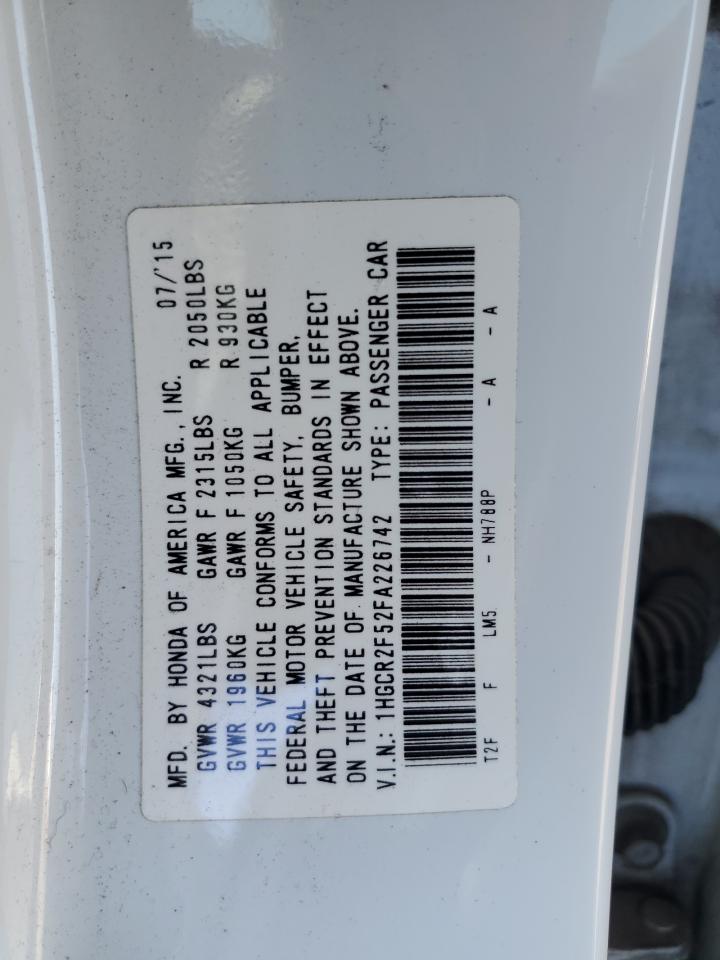 1HGCR2F52FA226742 2015 HONDA ACCORD - Image 13