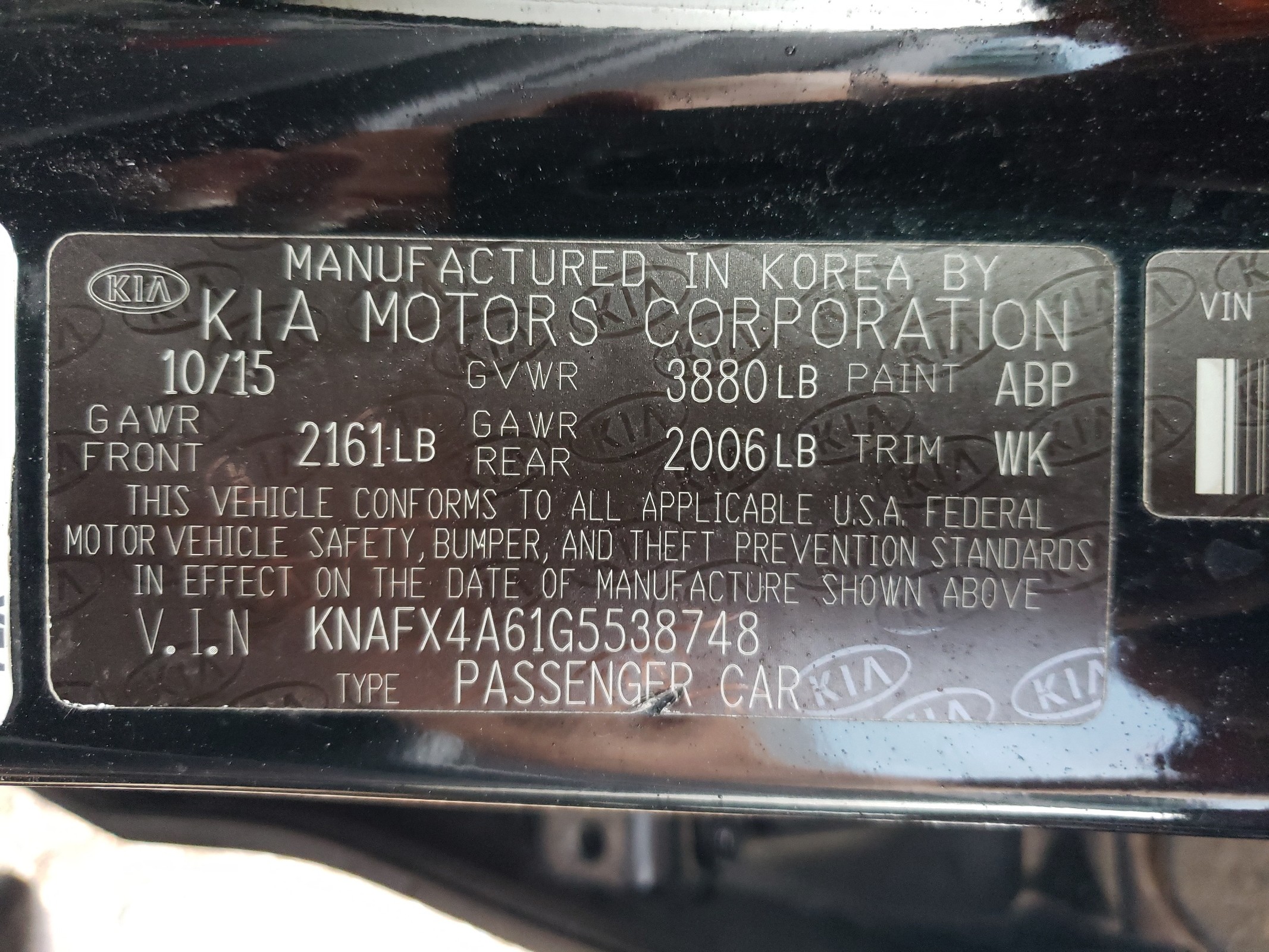 KNAFX4A61G5538748 2016 Kia Forte Lx KNAFX4A61G5538748 2016 Kia Forte Lx