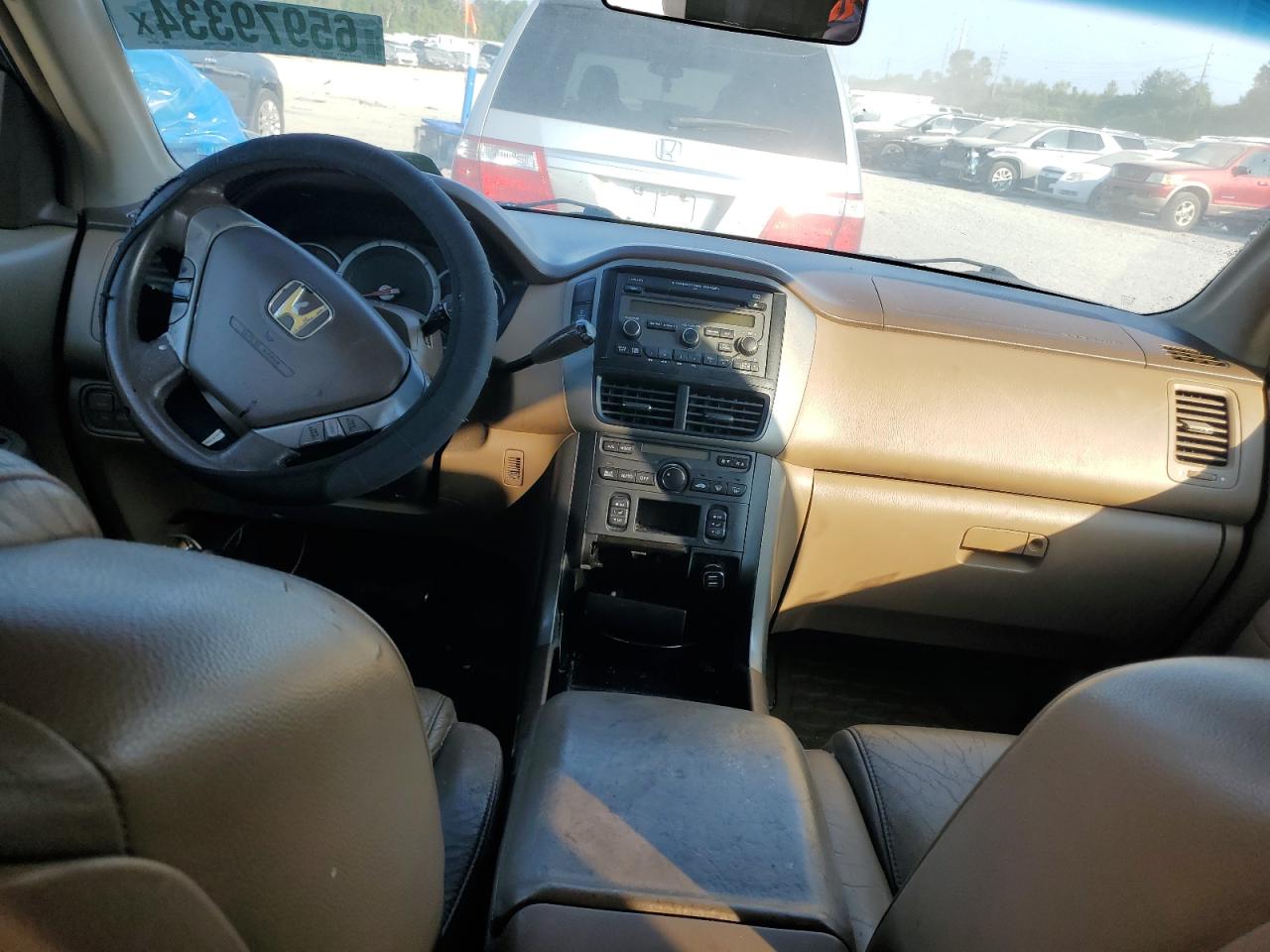 2006 Honda Pilot Ex VIN: 2HKYF18556H554184 Lot: 65979334