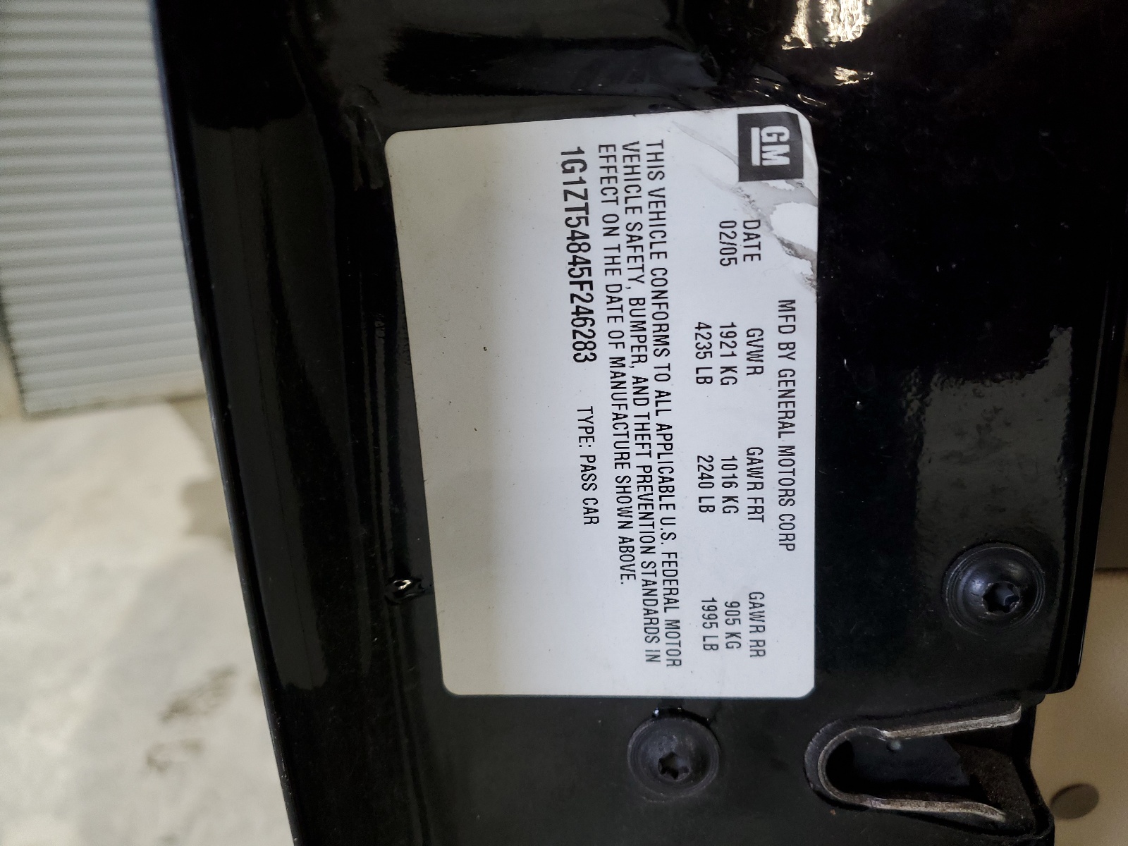 1G1ZT54845F246283 2005 Chevrolet Malibu Ls