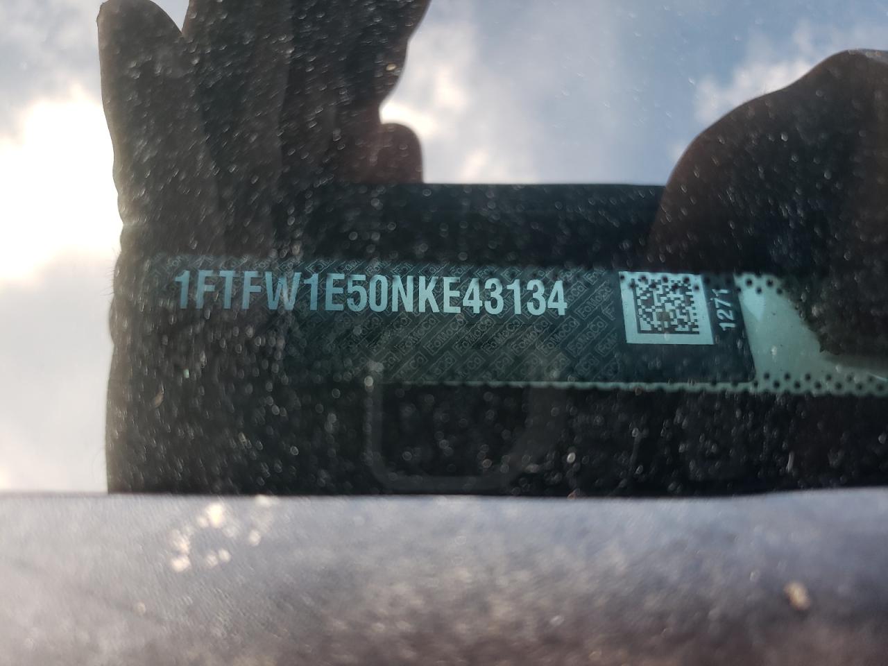 2022 Ford F150 Supercrew VIN: 1FTFW1E50NKE43134 Lot: 66844874