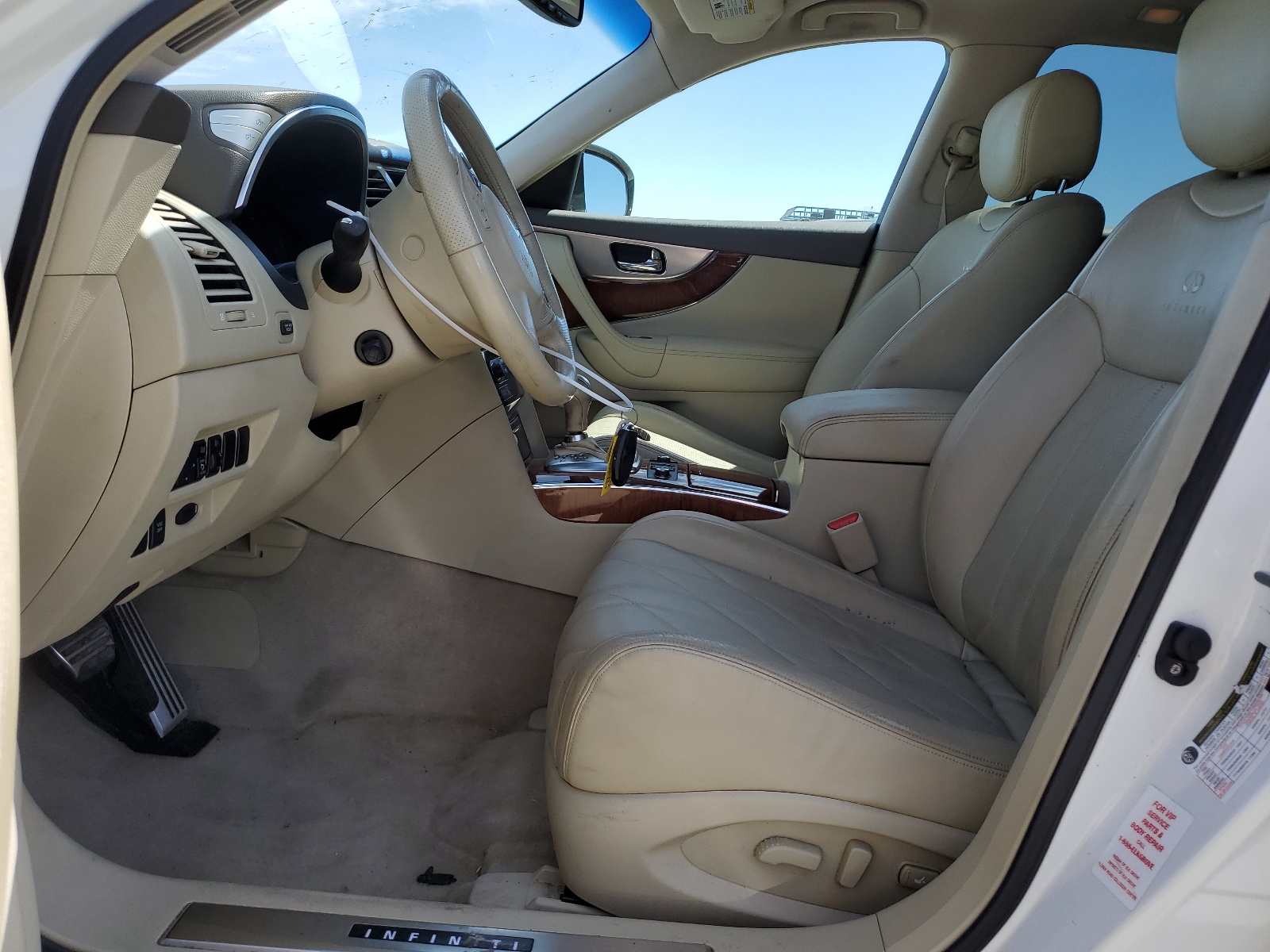 JN8AS1MW7BM141263 2011 Infiniti Fx35