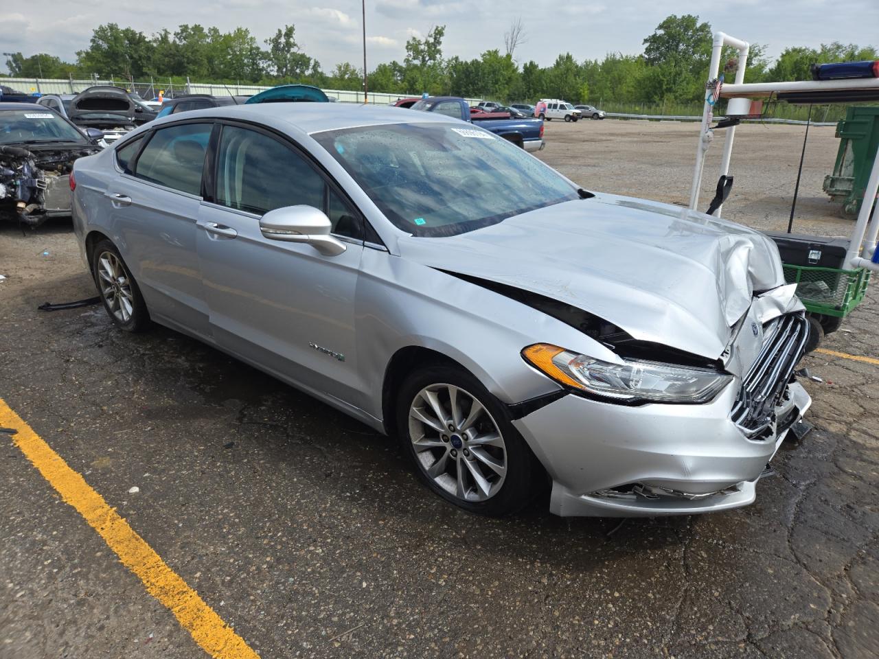 2017 Ford Fusion Se Hybrid VIN: 3FA6P0LU0HR145092 Lot: 66696194