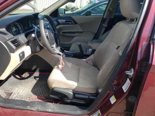  HONDA ACCORD 2014 Maroon