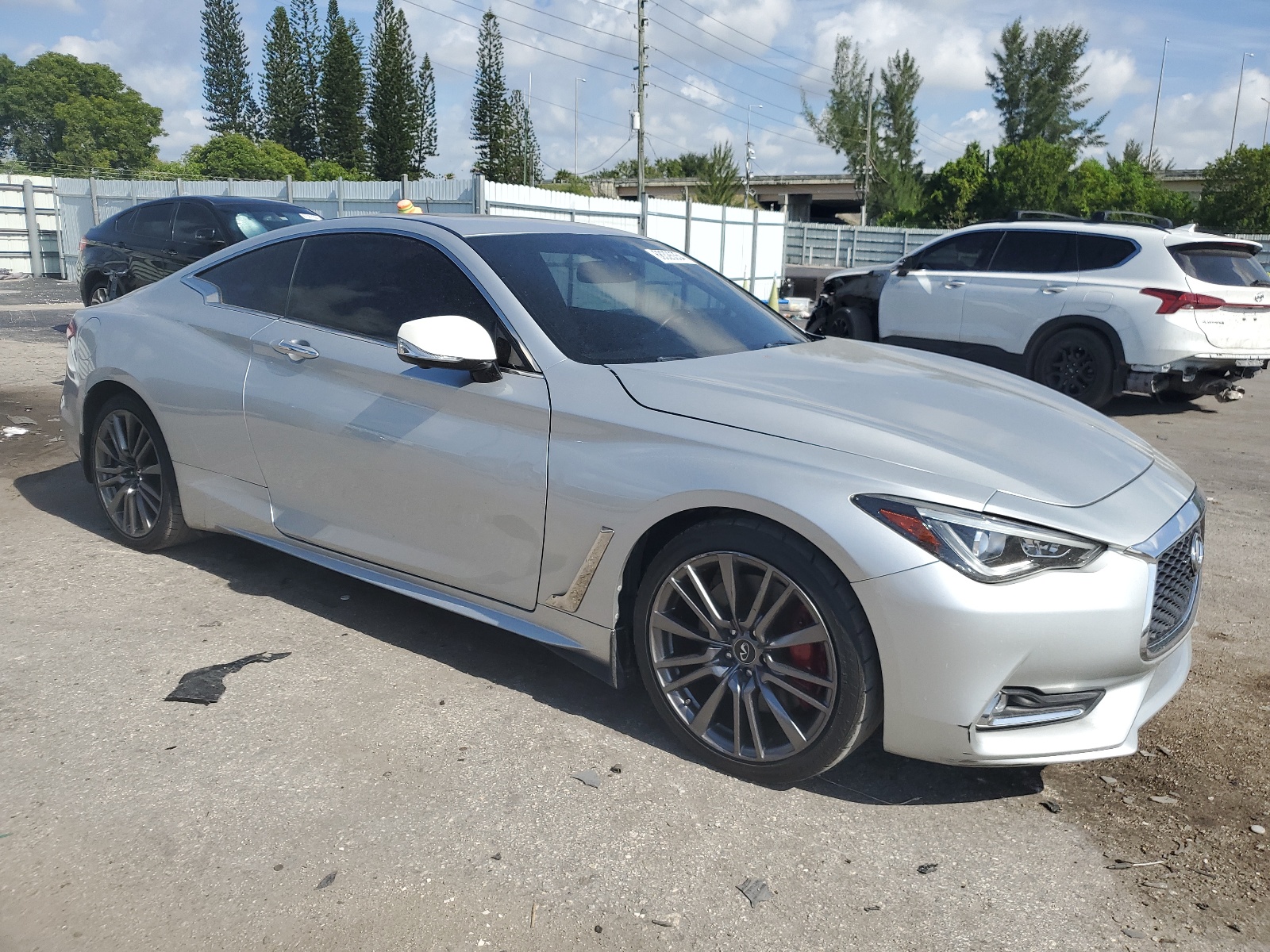 JN1FV7EL4KM440003 2019 Infiniti Q60 Red Sport 400