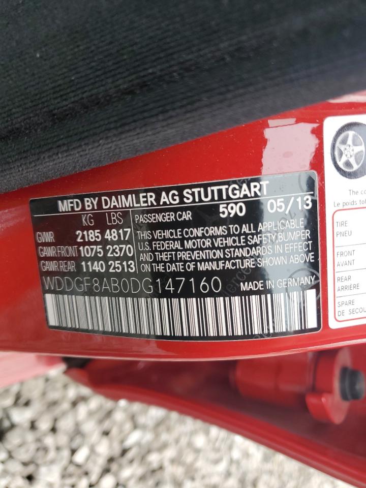 2013 Mercedes-Benz C 300 4Matic VIN: WDDGF8AB0DG147160 Lot: 65664394