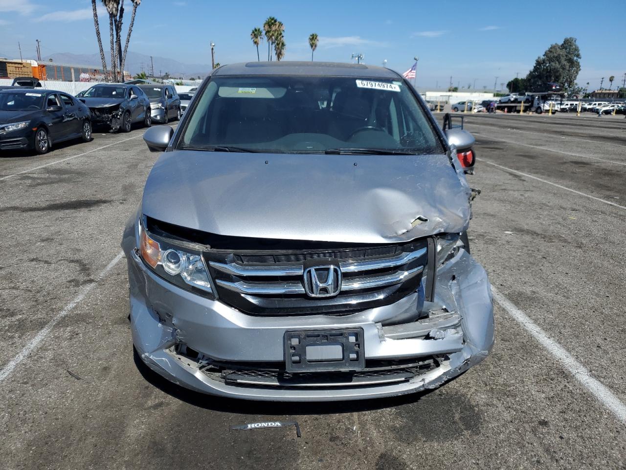 5FNRL6H70JB035370 2018 Honda Odyssey Exl