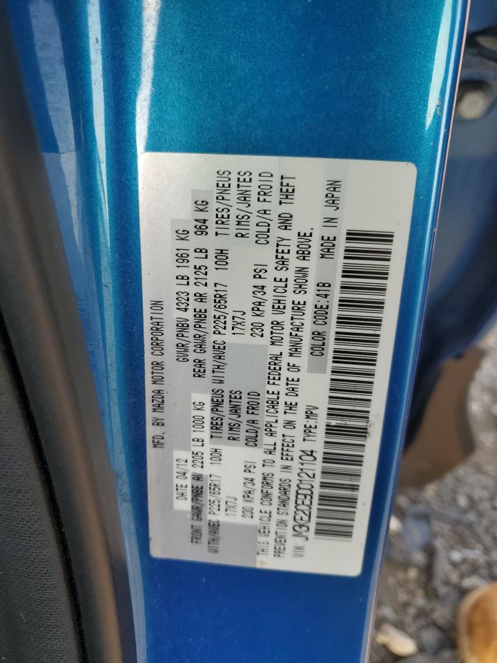 2013 Mazda Cx-5 Touring VIN: JM3KE2CE9D0121104 Lot: 65530584