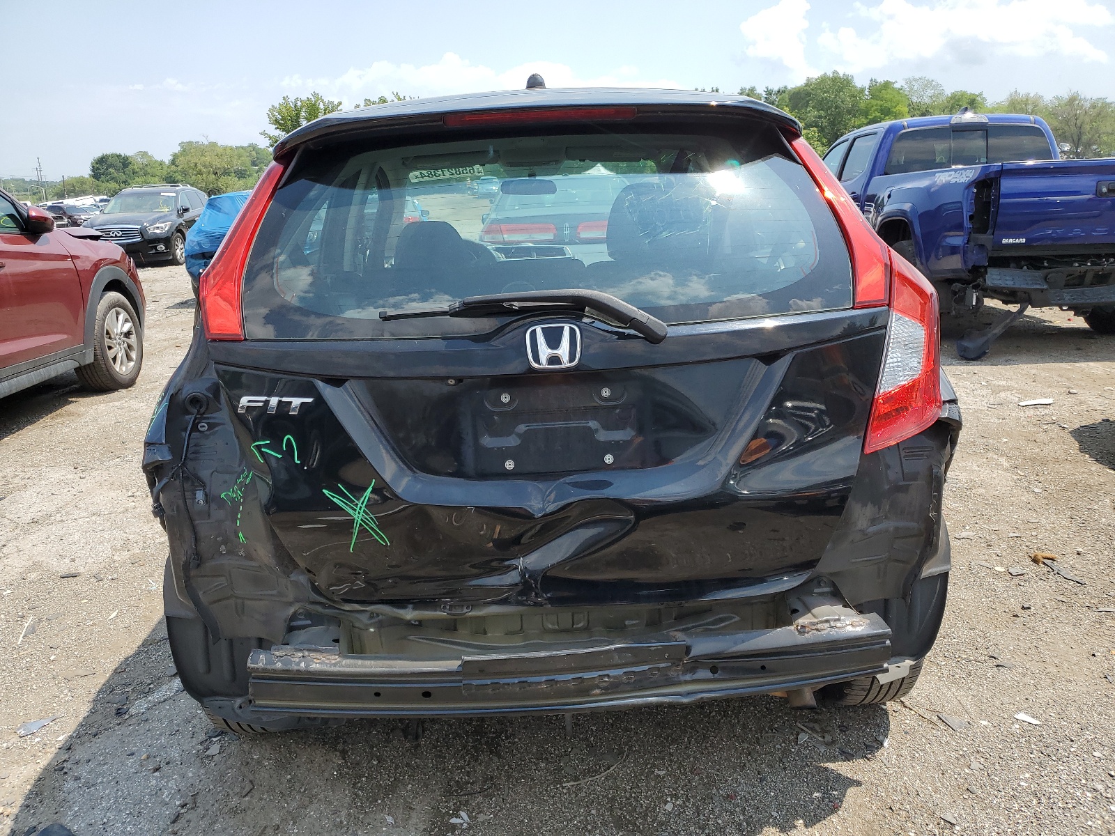 3HGGK5H50HM708846 2017 Honda Fit Lx