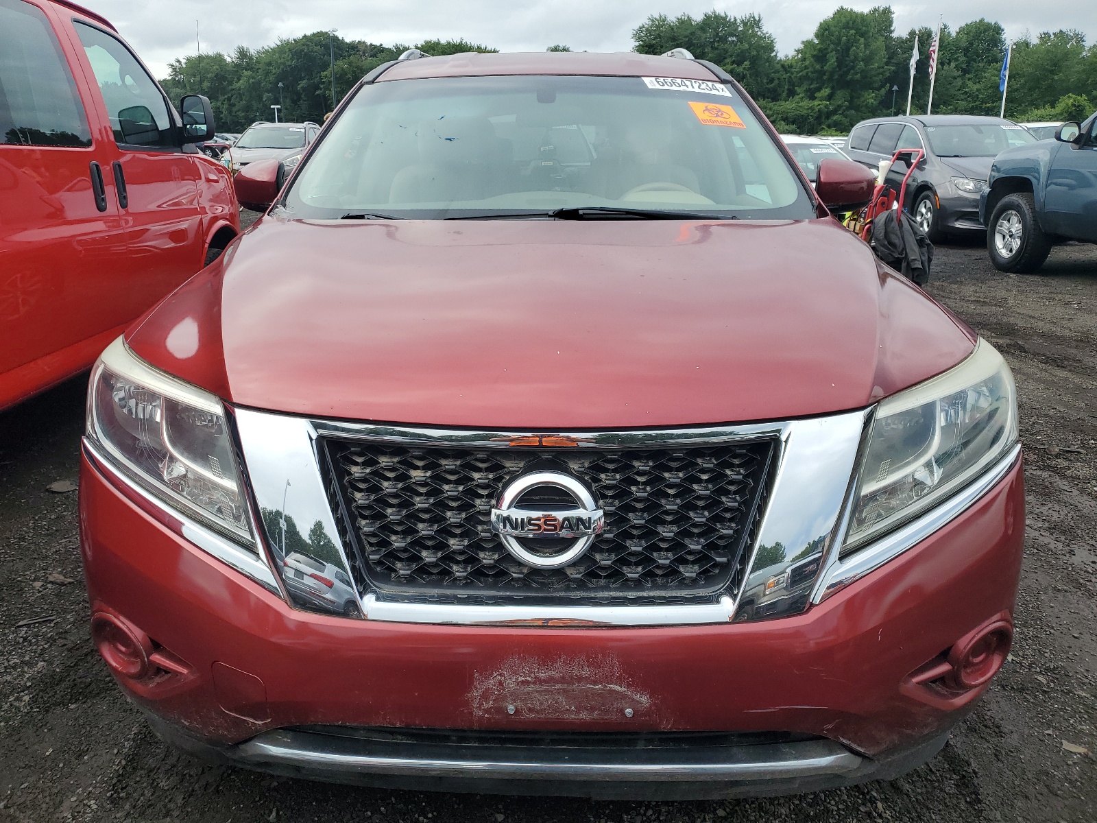 2014 Nissan Pathfinder S vin: 5N1AR2MM7EC633602