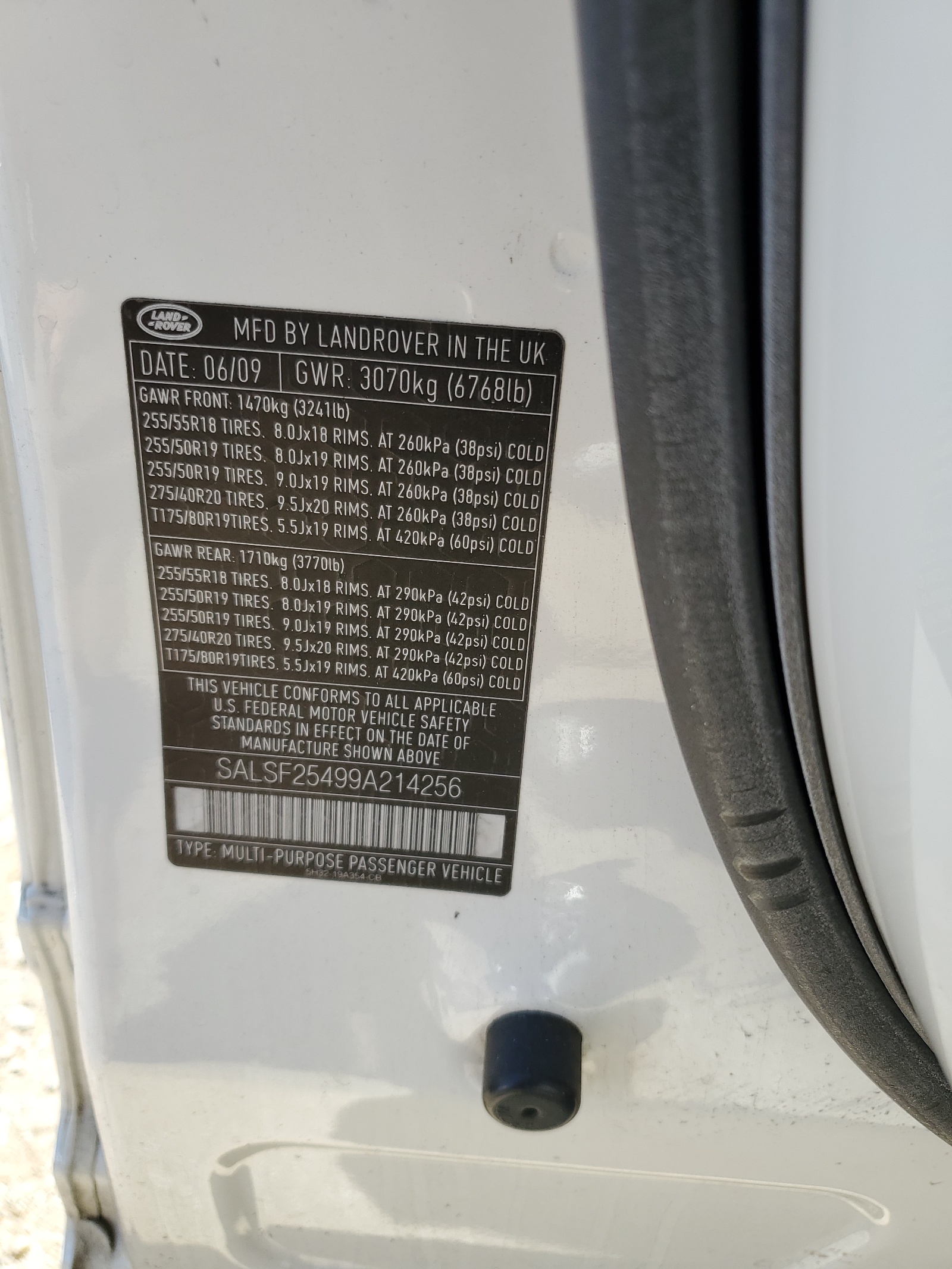 SALSF25499A214256 2009 Land Rover Range Rover Sport Hse