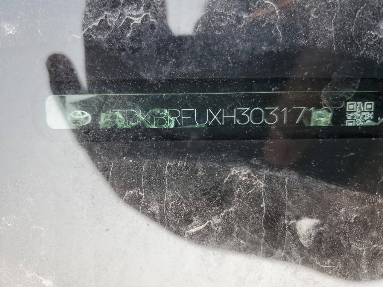 2017 Toyota Prius VIN: JTDKBRFUXH3031719 Lot: 67483964