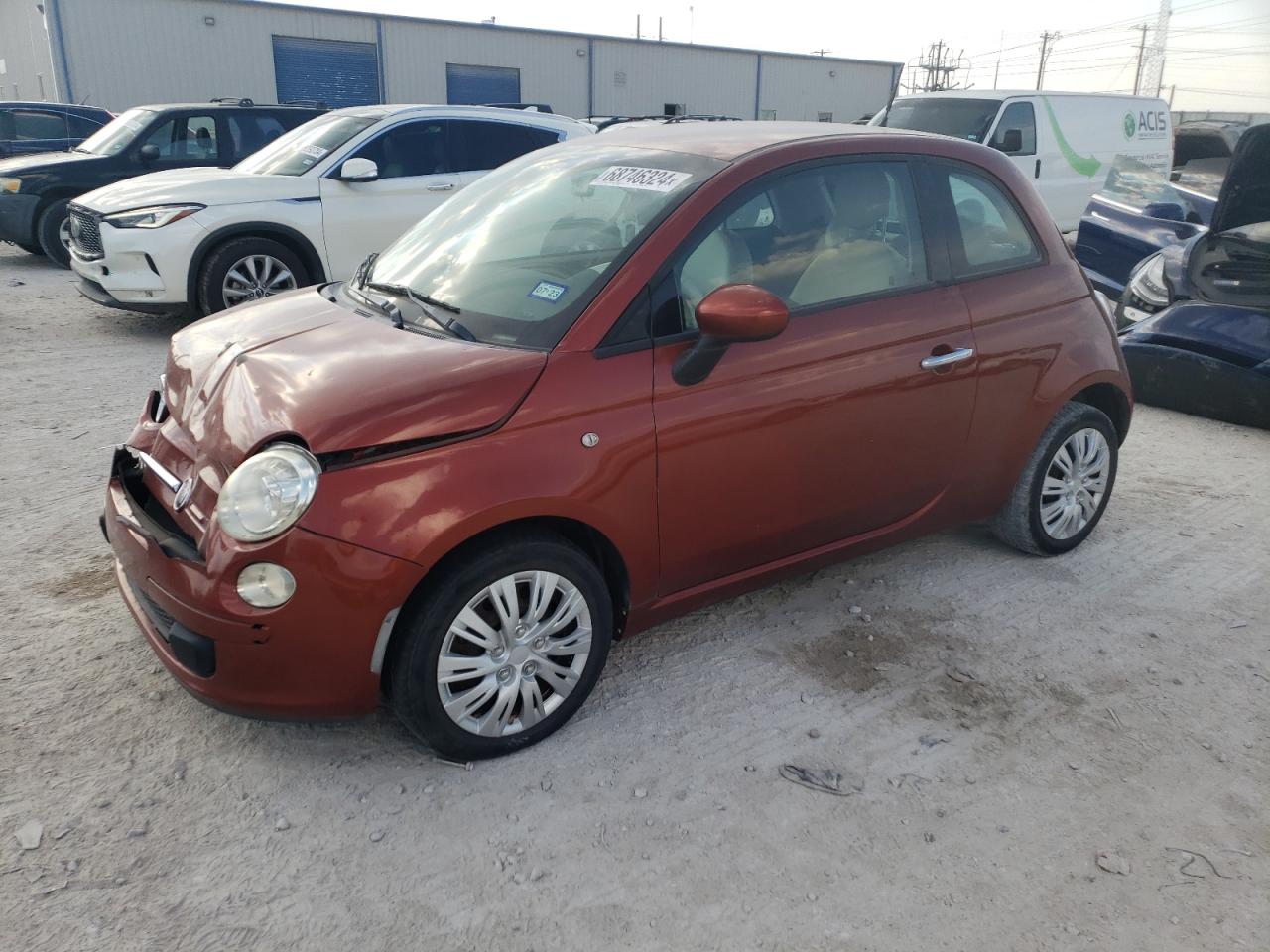 2013 Fiat 500 Pop VIN: 3C3CFFAR3DT742255 Lot: 68746324