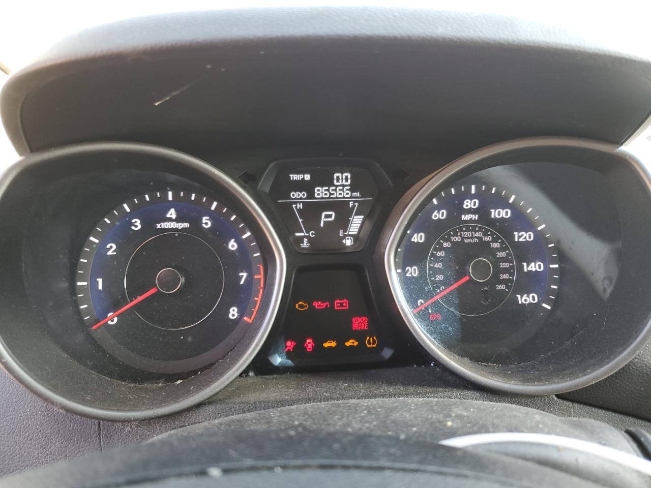 2013 Hyundai Elantra Gls VIN: 5NPDH4AE5DH230749 Lot: 67329364