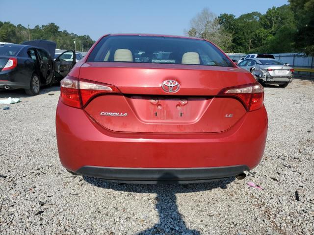  TOYOTA COROLLA 2018 Czerwony