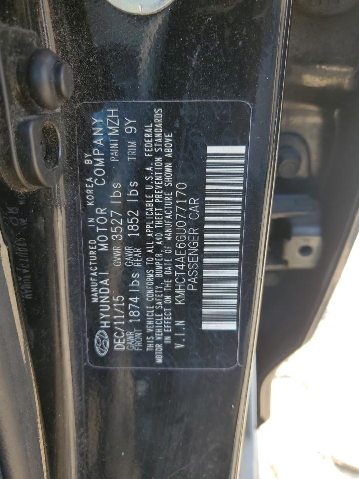 KMHCT4AE6GU077170 2016 Hyundai Accent Se