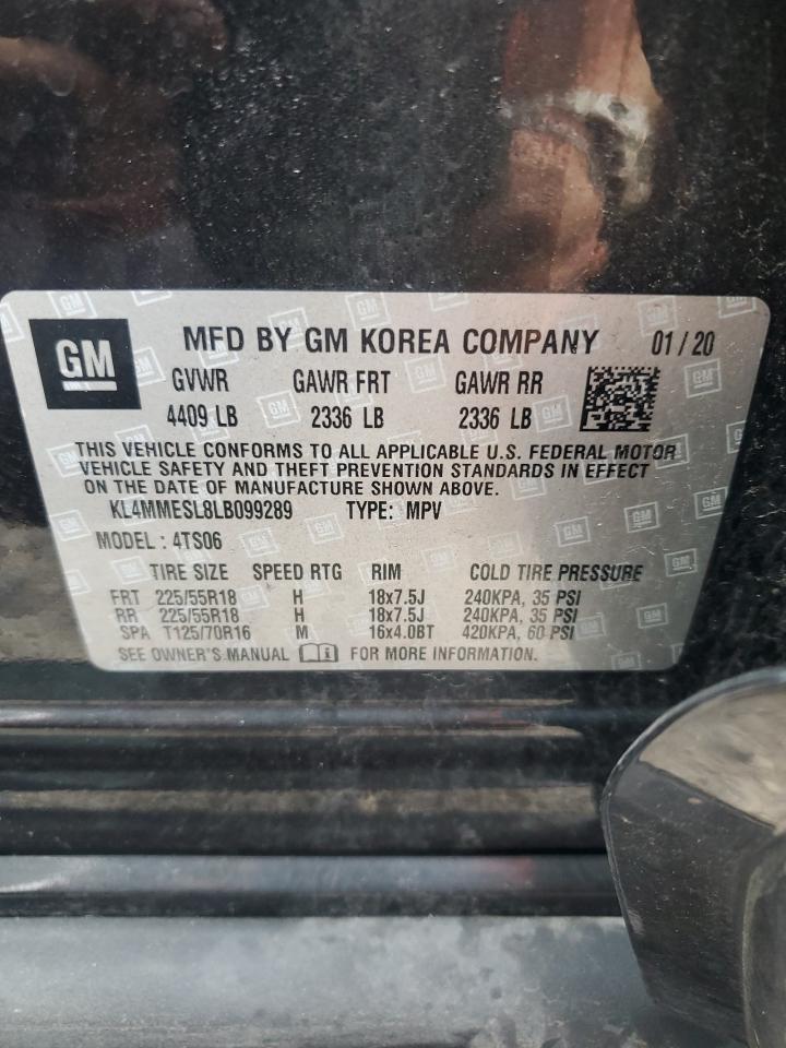 2020 Buick Encore Gx Select VIN: KL4MMESL8LB099289 Lot: 64652814