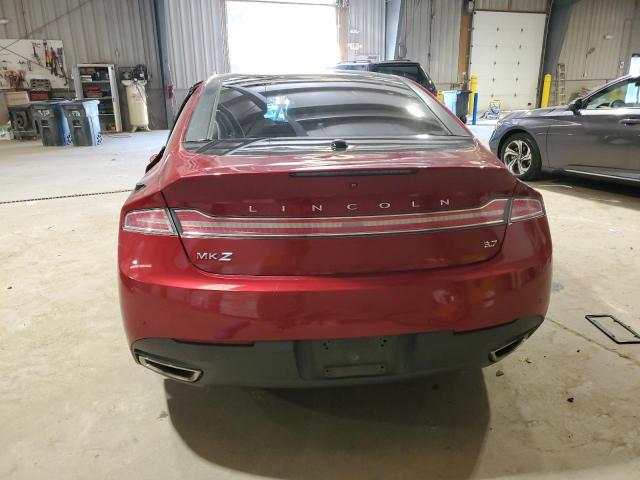  LINCOLN MKZ 2014 Красный