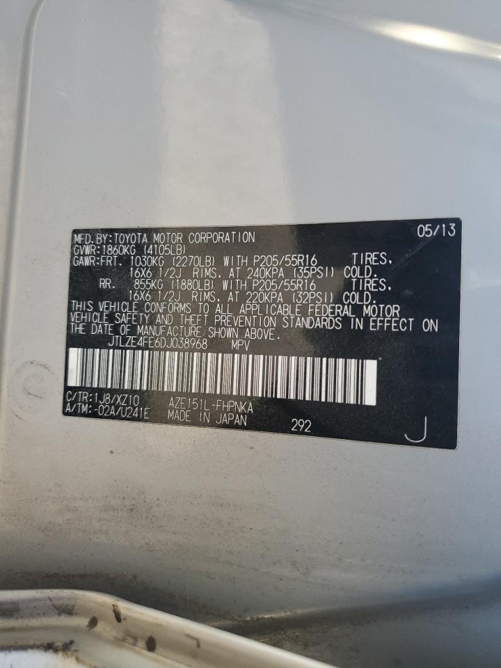 JTLZE4FE6DJ038968 2013 Toyota Scion Xb