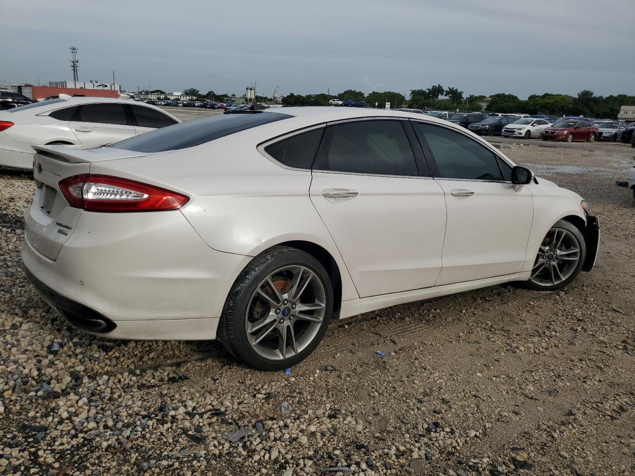 2014 Ford Fusion Titanium VIN: 3FA6P0K96ER239180 Lot: 66073074