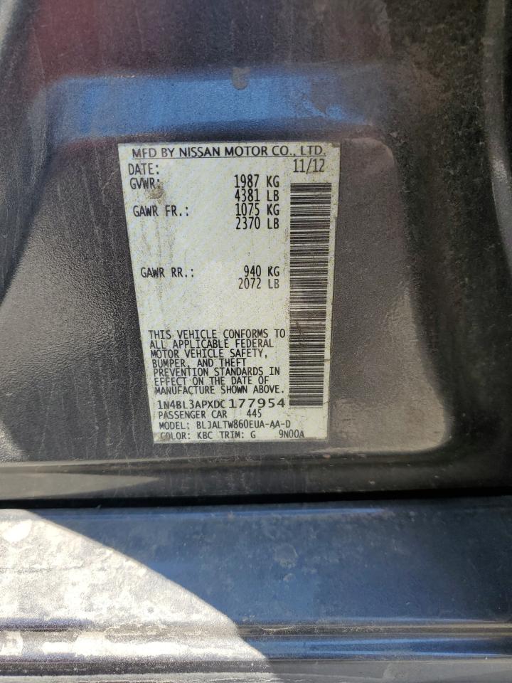 1N4BL3APXDC177954 2013 Nissan Altima 3.5S