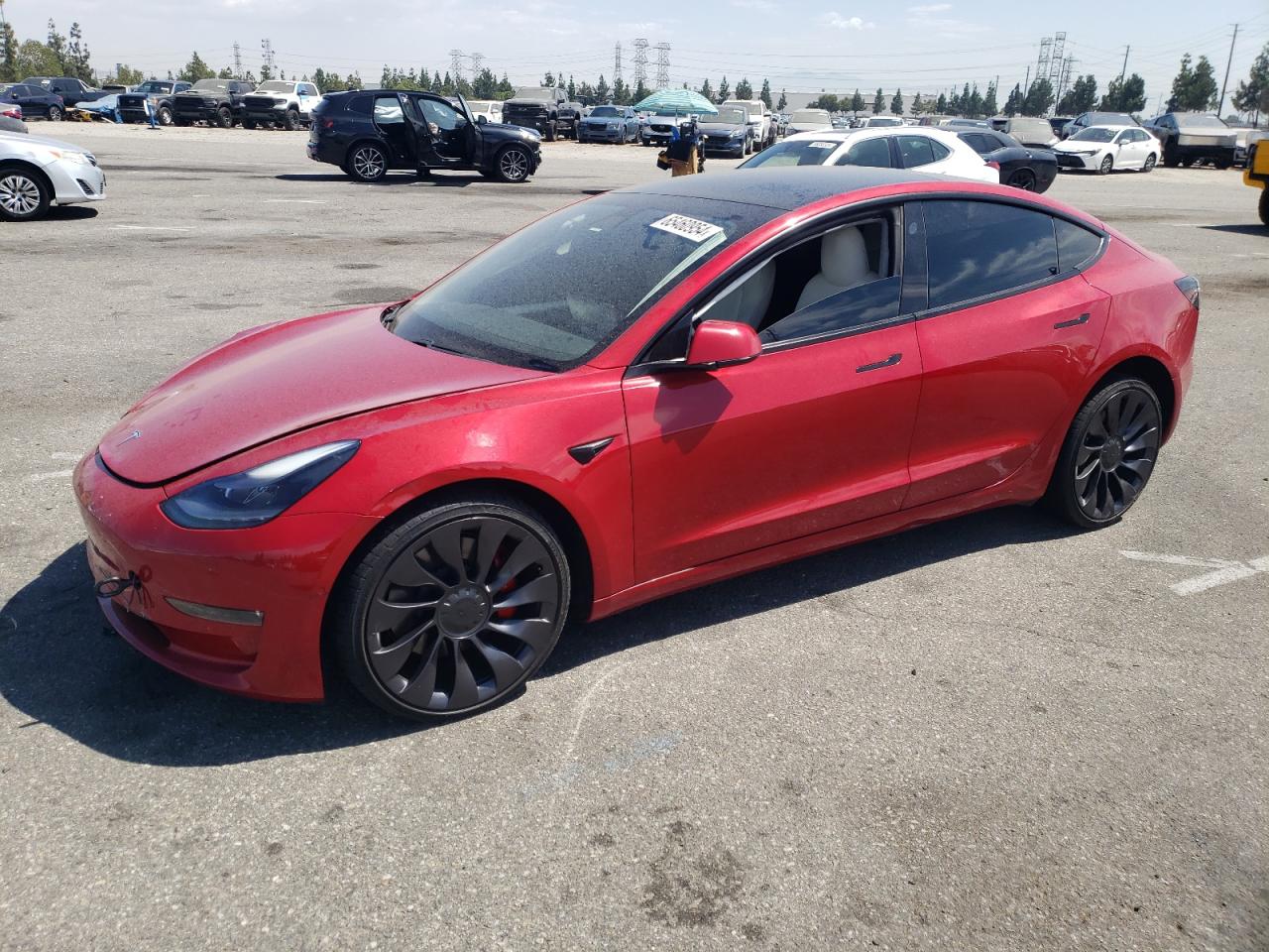 5YJ3E1EC8MF078315 2021 TESLA MODEL 3 - Image 1