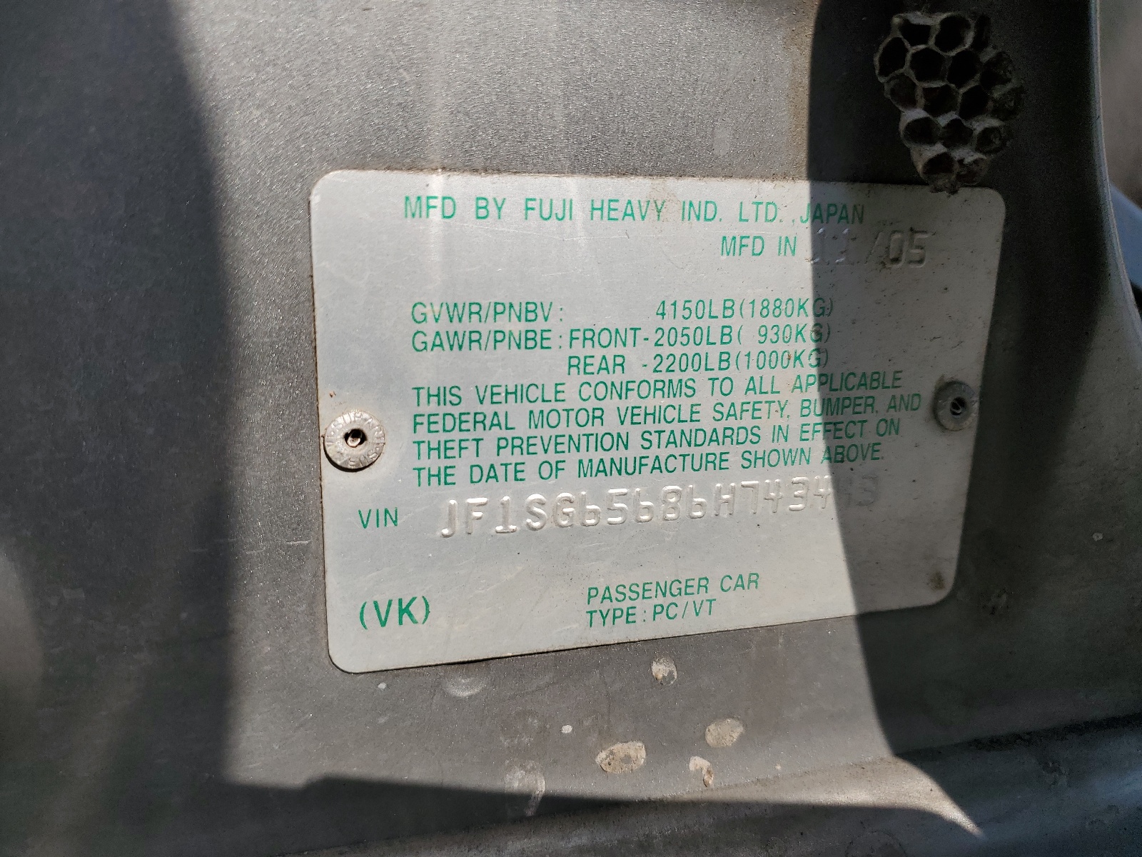 JF1SG65686H743493 2006 Subaru Forester 2.5X Premium