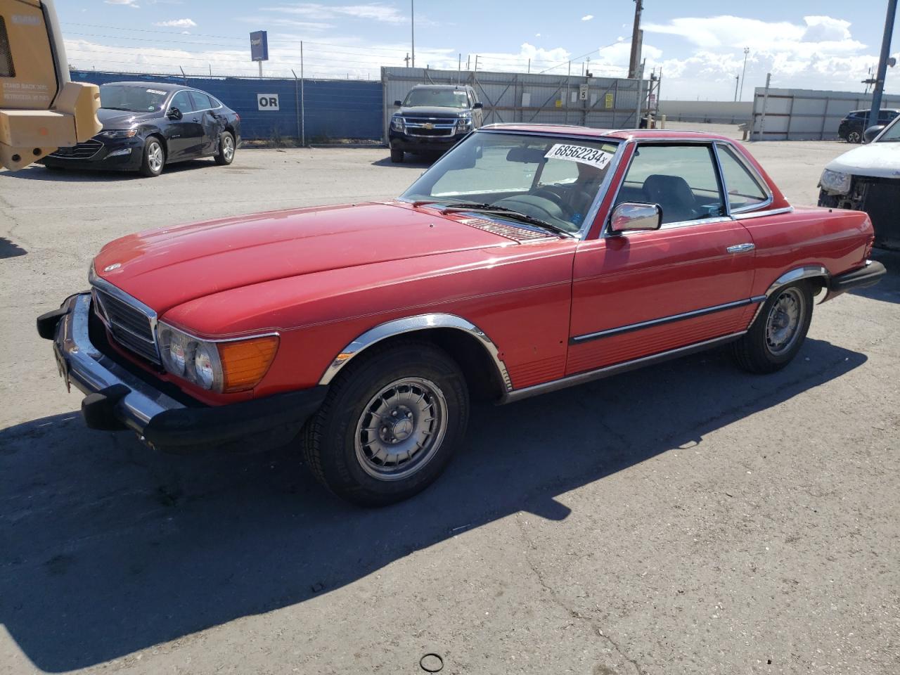 1985 Mercedes-Benz 380 Sl VIN: WDBBA45C0FA033355 Lot: 68562234