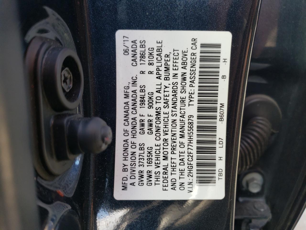 2HGFC2F77HH556879 2017 HONDA CIVIC - Image 12